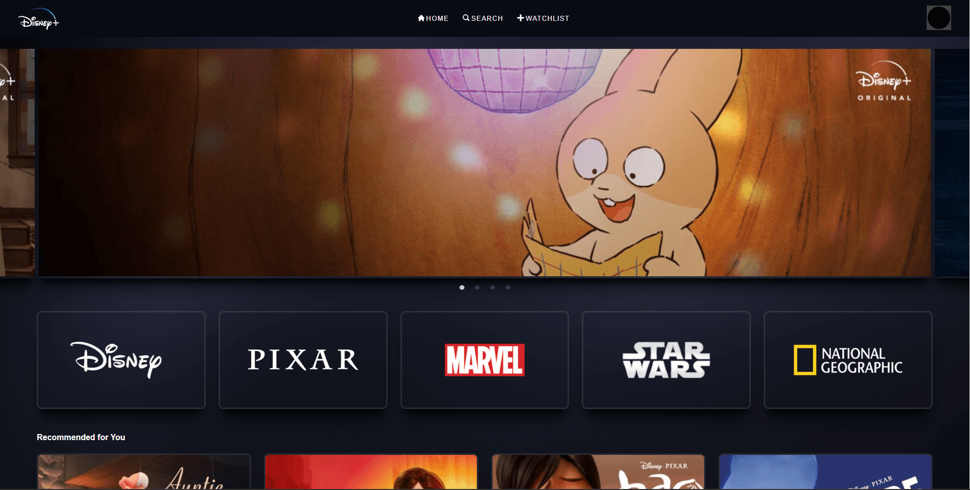 Disney+ Clone